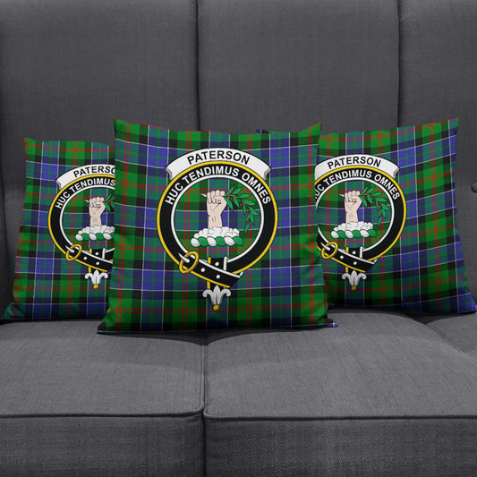 Paterson Tartan Crest Pillow Cover