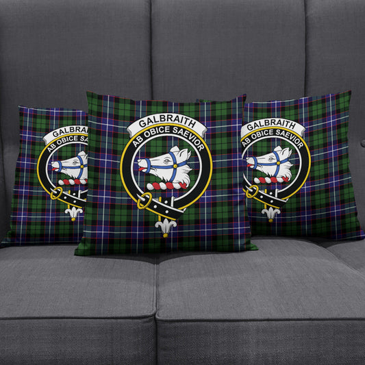 Galbraith Modern Tartan Crest Pillow Cover