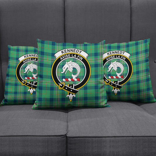 Kennedy Ancient Tartan Crest Pillow Cover