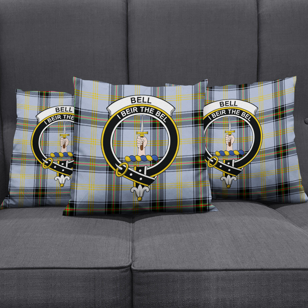 Bell of the Borders Tartan Crest Pillow Cover