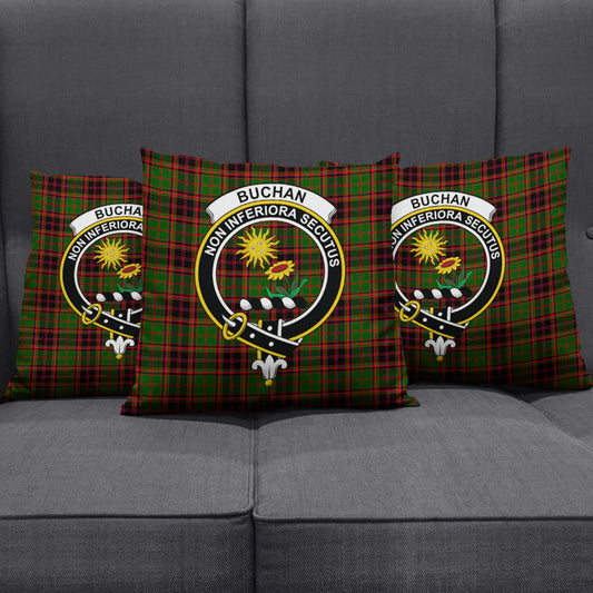 Buchan Modern Tartan Crest Pillow Cover