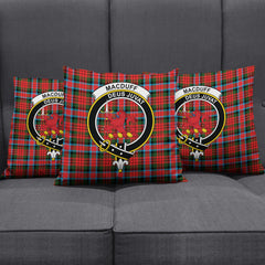 MacDuff Modern Tartan Crest Pillow Cover
