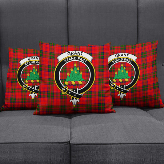 Grant Modern Tartan Crest Pillow Cover