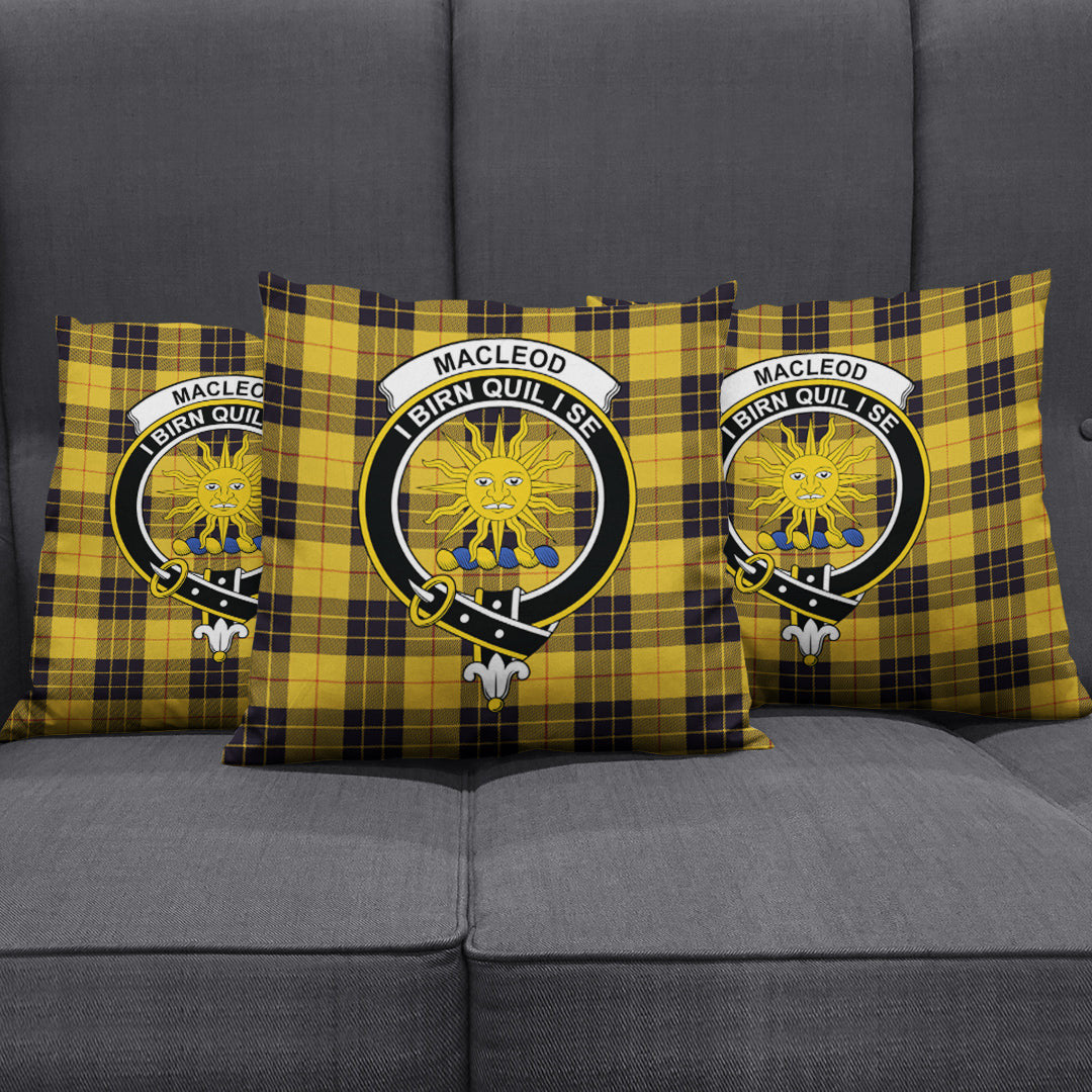 MacLeod of Lewis Ancient Tartan Crest Pillow Cover