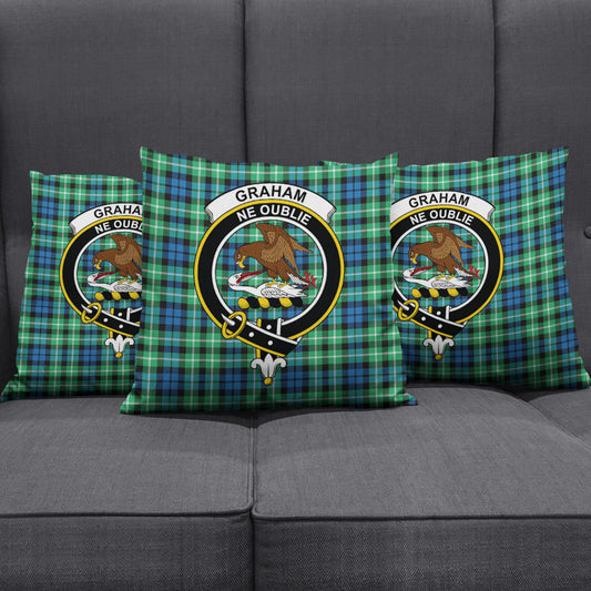 Graham of Montrose Ancient Tartan Crest Pillow Cover