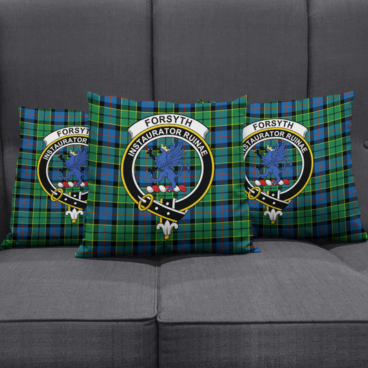 Forsyth Ancient Tartan Crest Pillow Cover