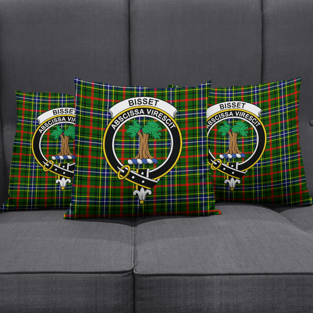 Bisset Tartan Crest Pillow Cover