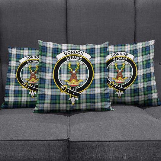 Gordon Dress Ancient Tartan Crest Pillow Cover