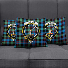 Guthrie Ancient Tartan Crest Pillow Cover