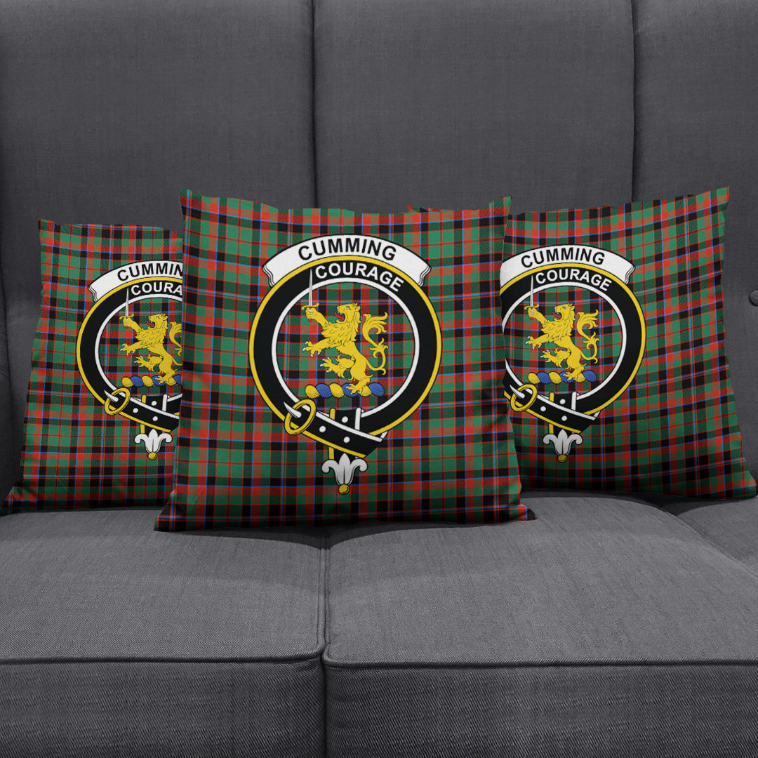 Cumming Hunting Ancient Tartan Crest Pillow Cover