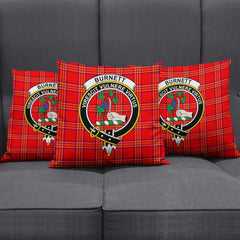 Burnett Modern Tartan Crest Pillow Cover