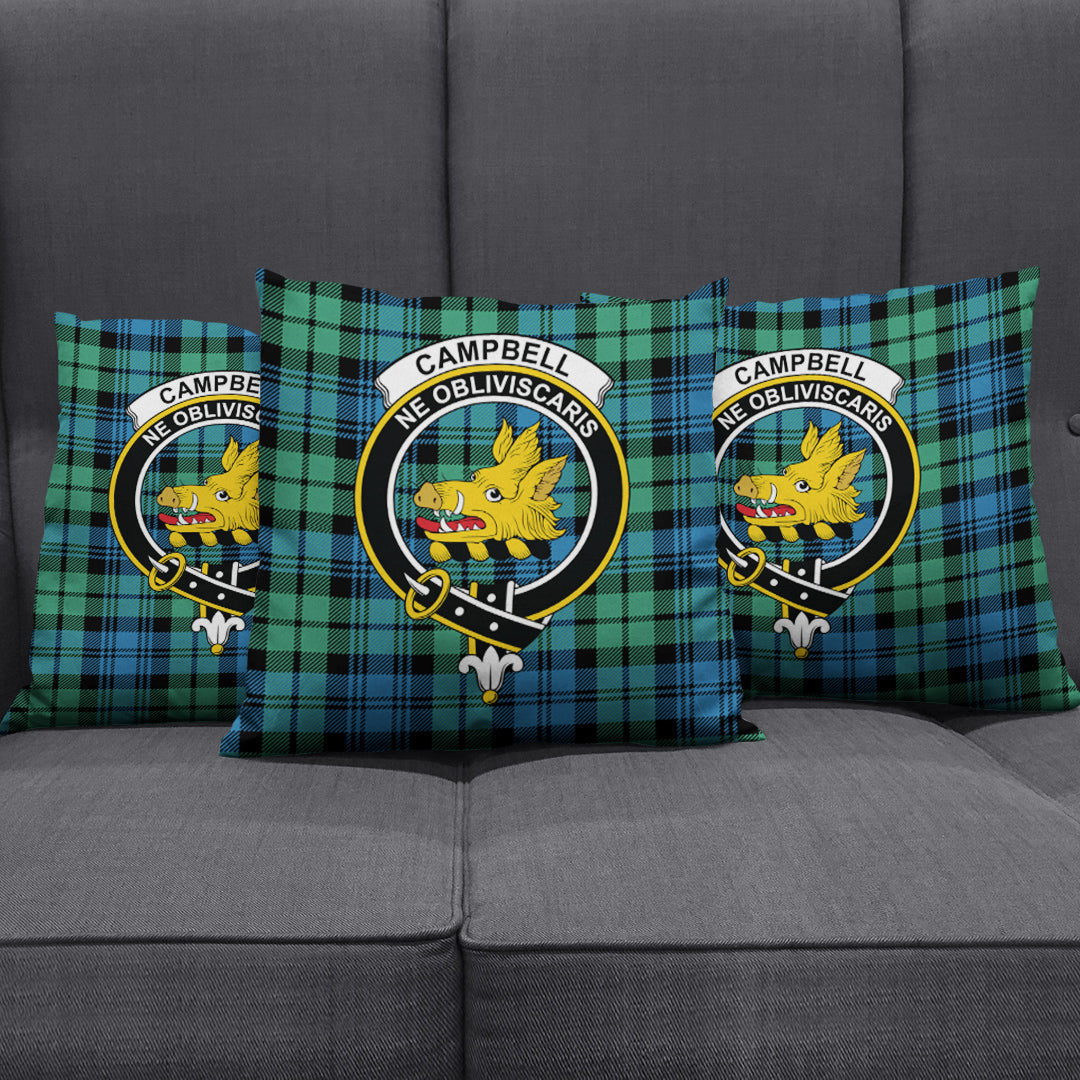 Campbell Ancient 01 Tartan Crest Pillow Cover