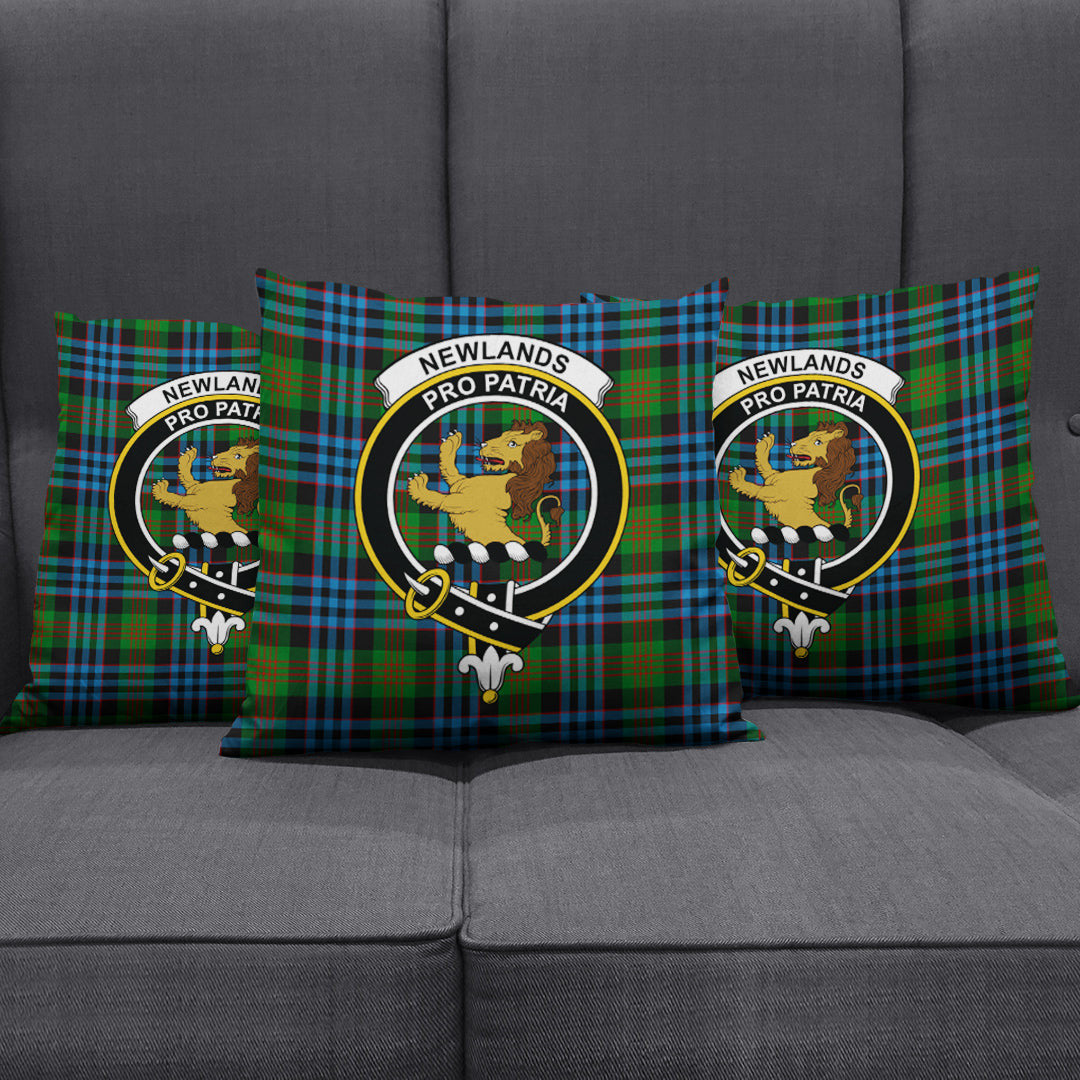 Newlands of Lauriston Tartan Crest Pillow Cover