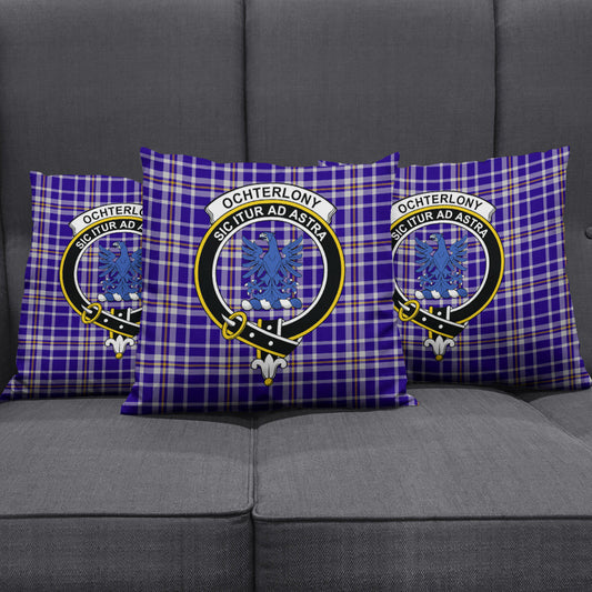 Ochterlony Tartan Crest Pillow Cover