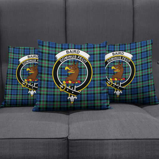 Baird Ancient Tartan Crest Pillow Cover