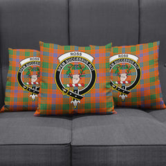Ross Ancient Tartan Crest Pillow Cover