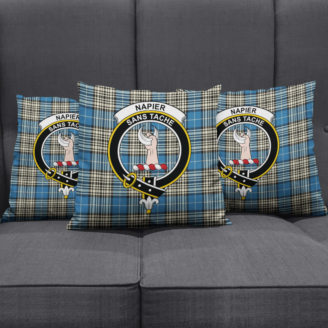 Napier Ancient Tartan Crest Pillow Cover