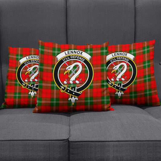 Lennox Modern Tartan Crest Pillow Cover