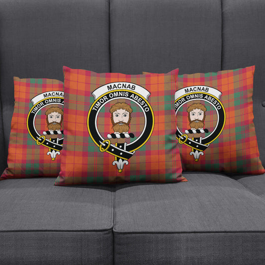 MacNab Ancient Tartan Crest Pillow Cover