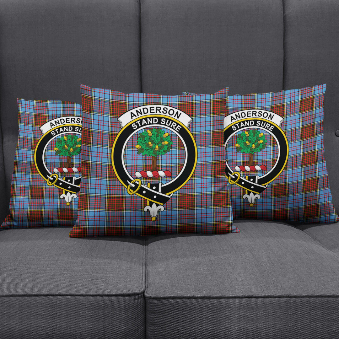 Anderson Modern Tartan Crest Pillow Cover