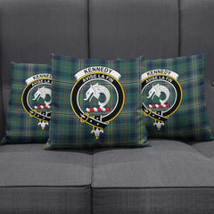 Kennedy Modern Tartan Crest Pillow Cover