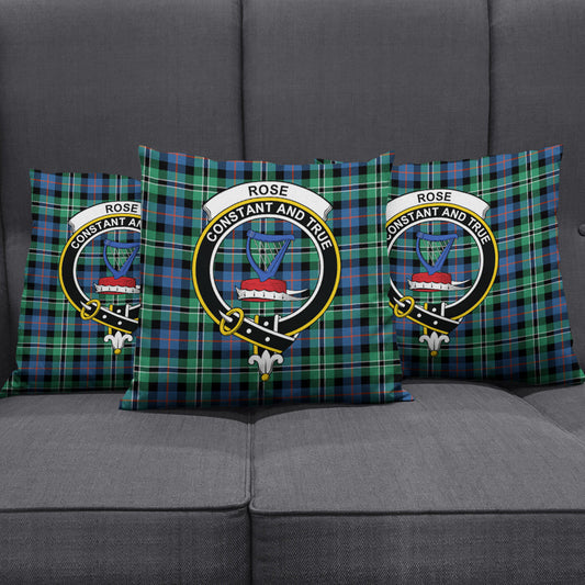 Rose Hunting Ancient Tartan Crest Pillow Cover