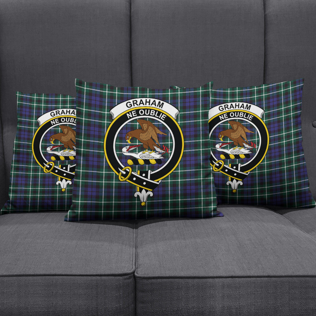 Graham of Montrose Modern Tartan Crest Pillow Cover