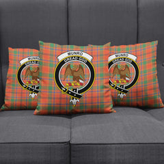 Munro Ancient Tartan Crest Pillow Cover