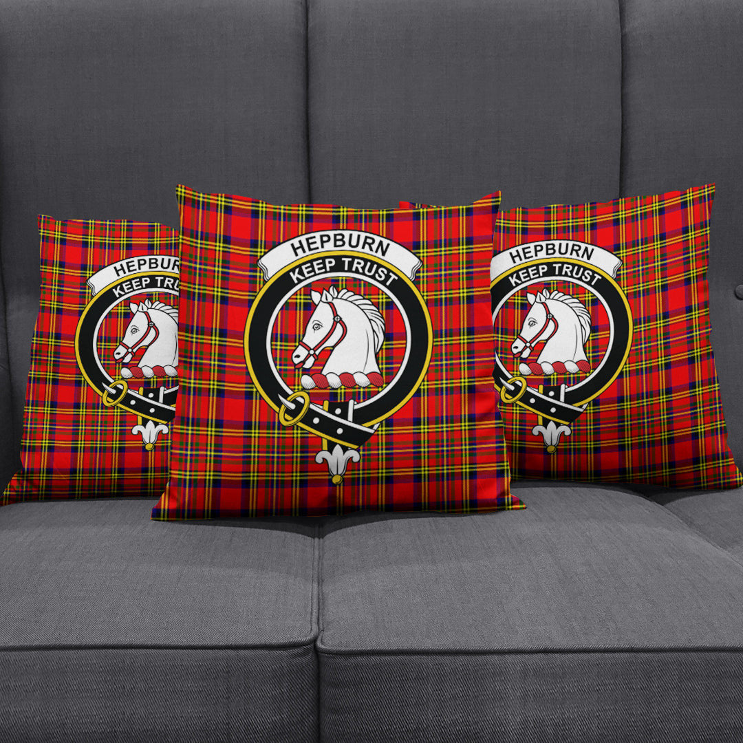 Hepburn Tartan Crest Pillow Cover