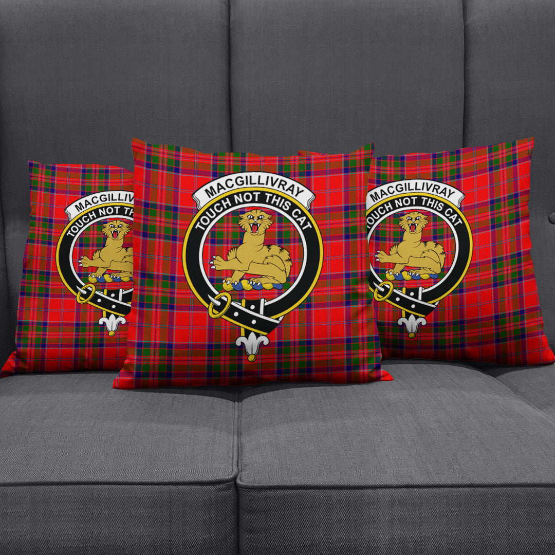 MacGillivray Modern Tartan Crest Pillow Cover