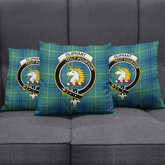 Oliphant Ancient Tartan Crest Pillow Cover