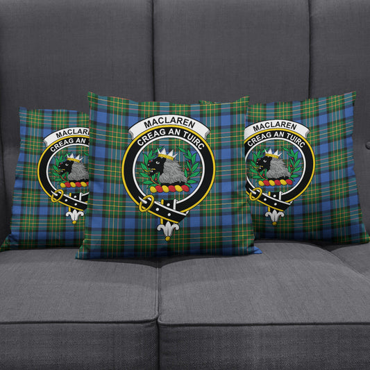 MacLaren Ancient Tartan Crest Pillow Cover