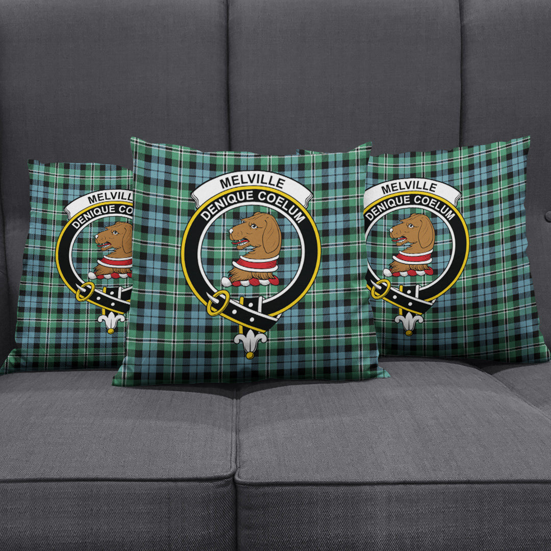 Melville Tartan Crest Pillow Cover