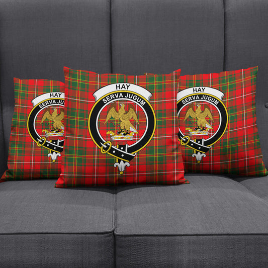 Hay Modern Tartan Crest Pillow Cover