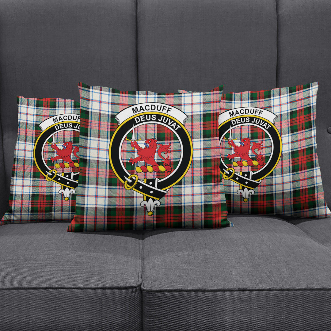 MacDuff Dress Modern Tartan Crest Pillow Cover