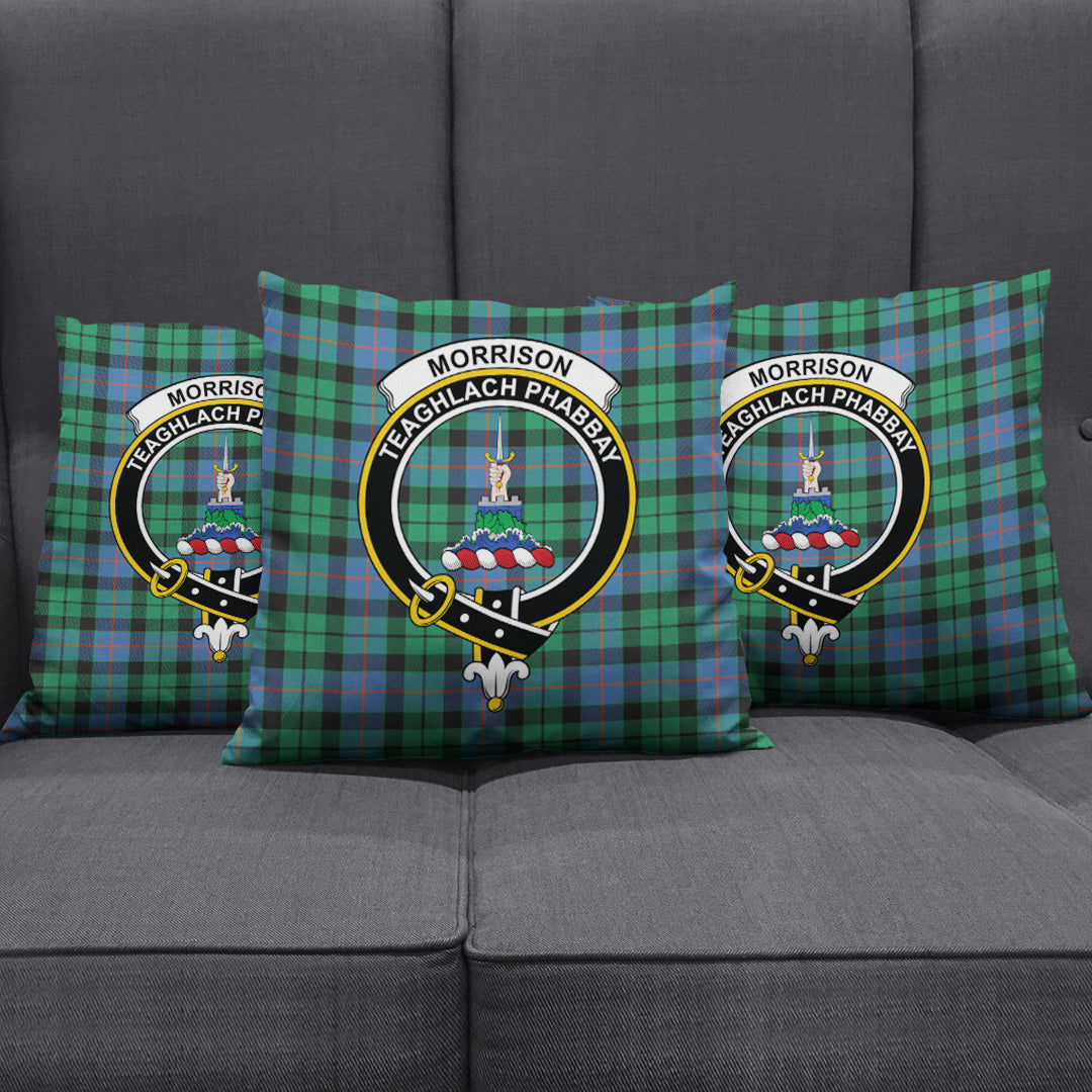 Morrison Ancient Tartan Crest Pillow Cover