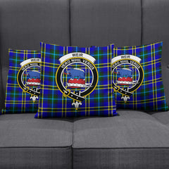 Weir Modern Tartan Crest Pillow Cover