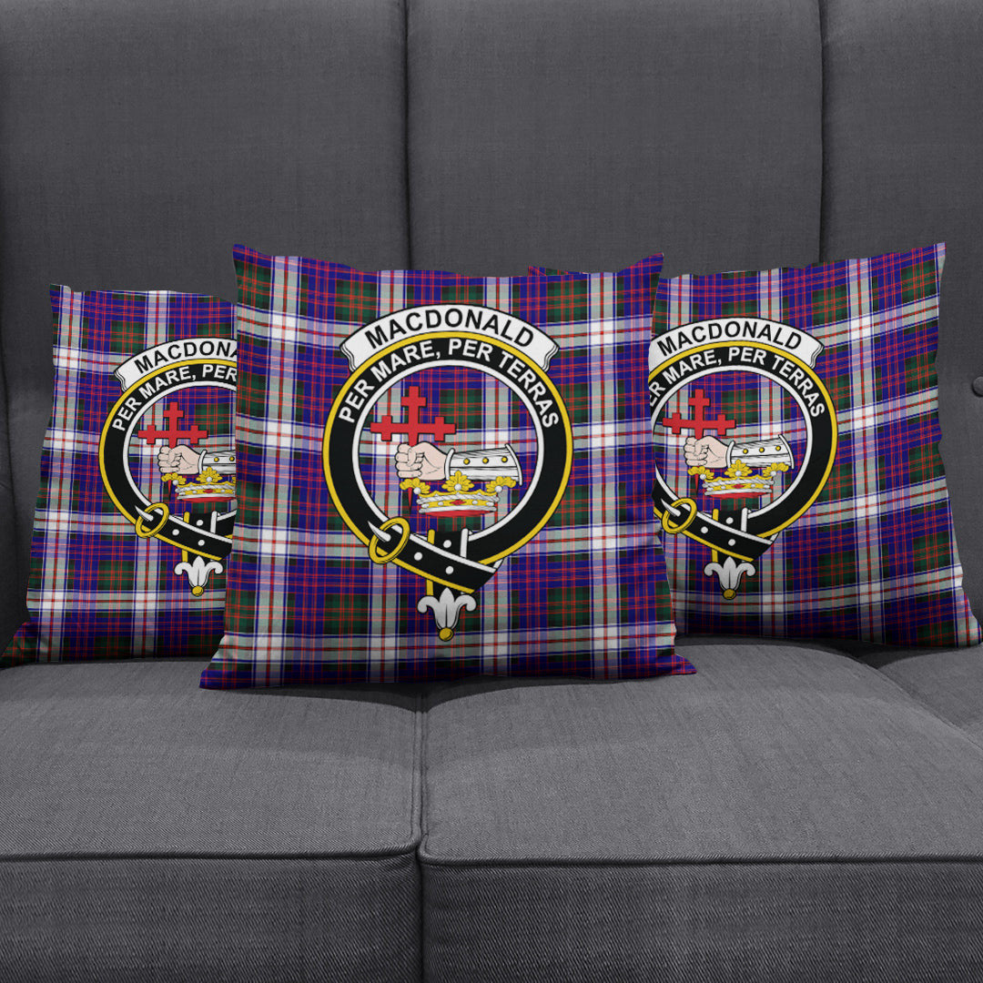 MacDonald Dress Modern Tartan Crest Pillow Cover