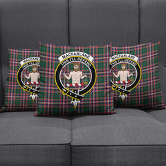MacFarlane Hunting Modern Tartan Crest Pillow Cover
