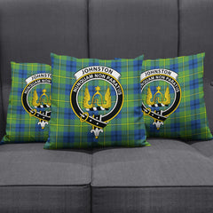 Johnston Ancient Tartan Crest Pillow Cover