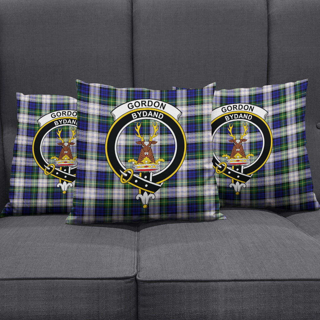 Gordon Dress Modern Tartan Crest Pillow Cover