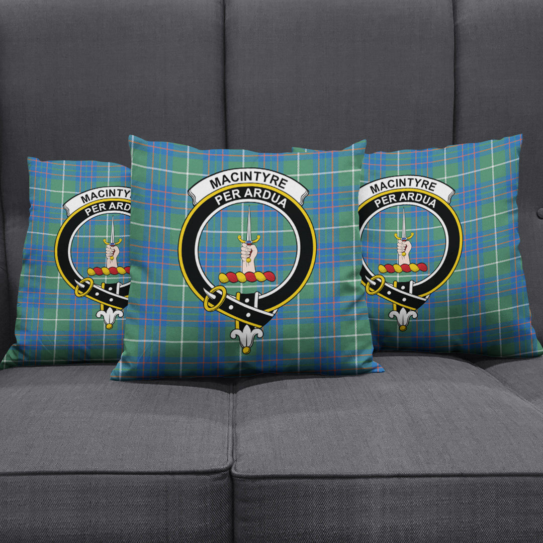MacIntyre Hunting Ancient Tartan Crest Pillow Cover