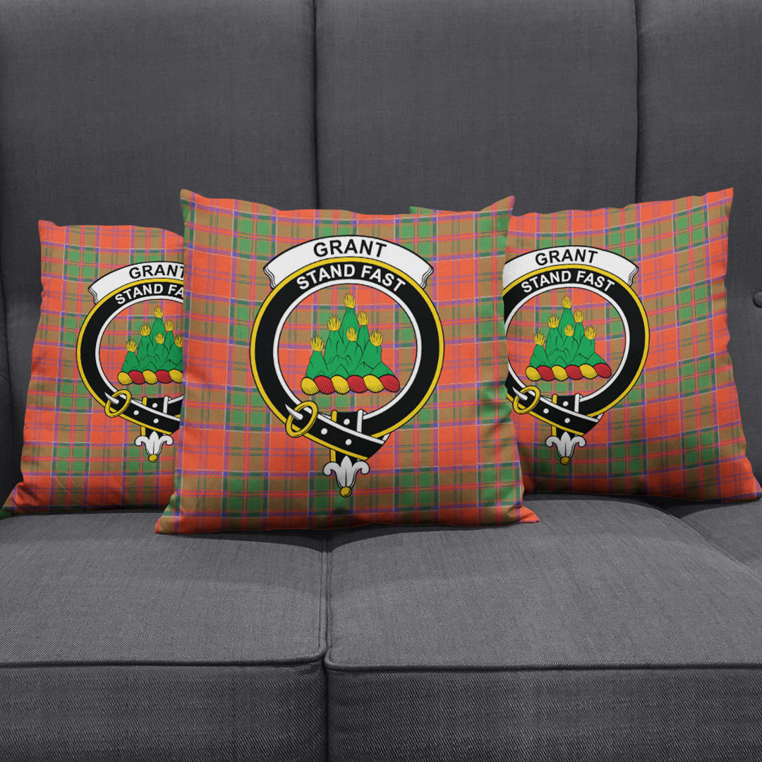 Grant Ancient Tartan Crest Pillow Cover