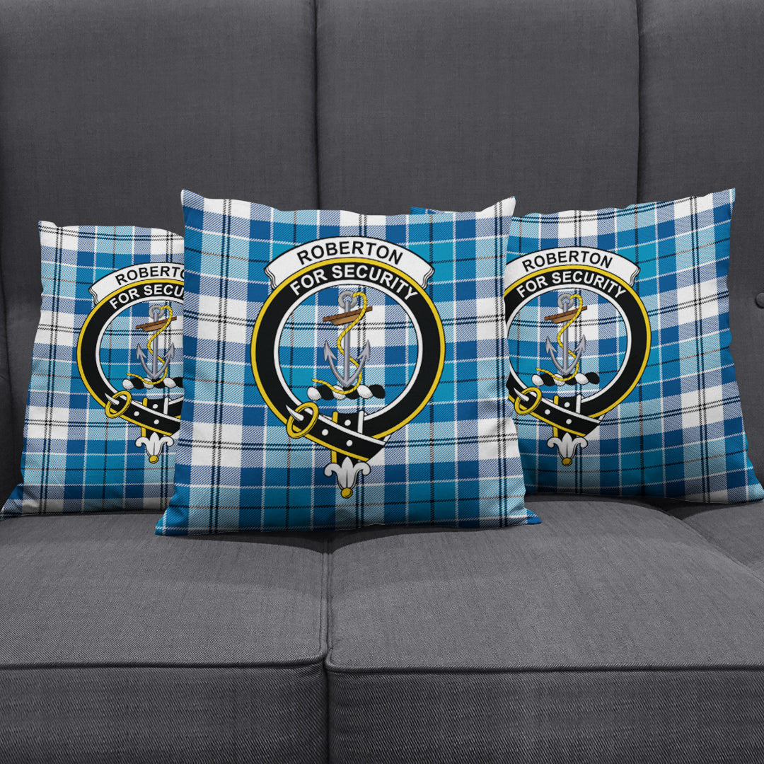 Roberton Tartan Crest Pillow Cover