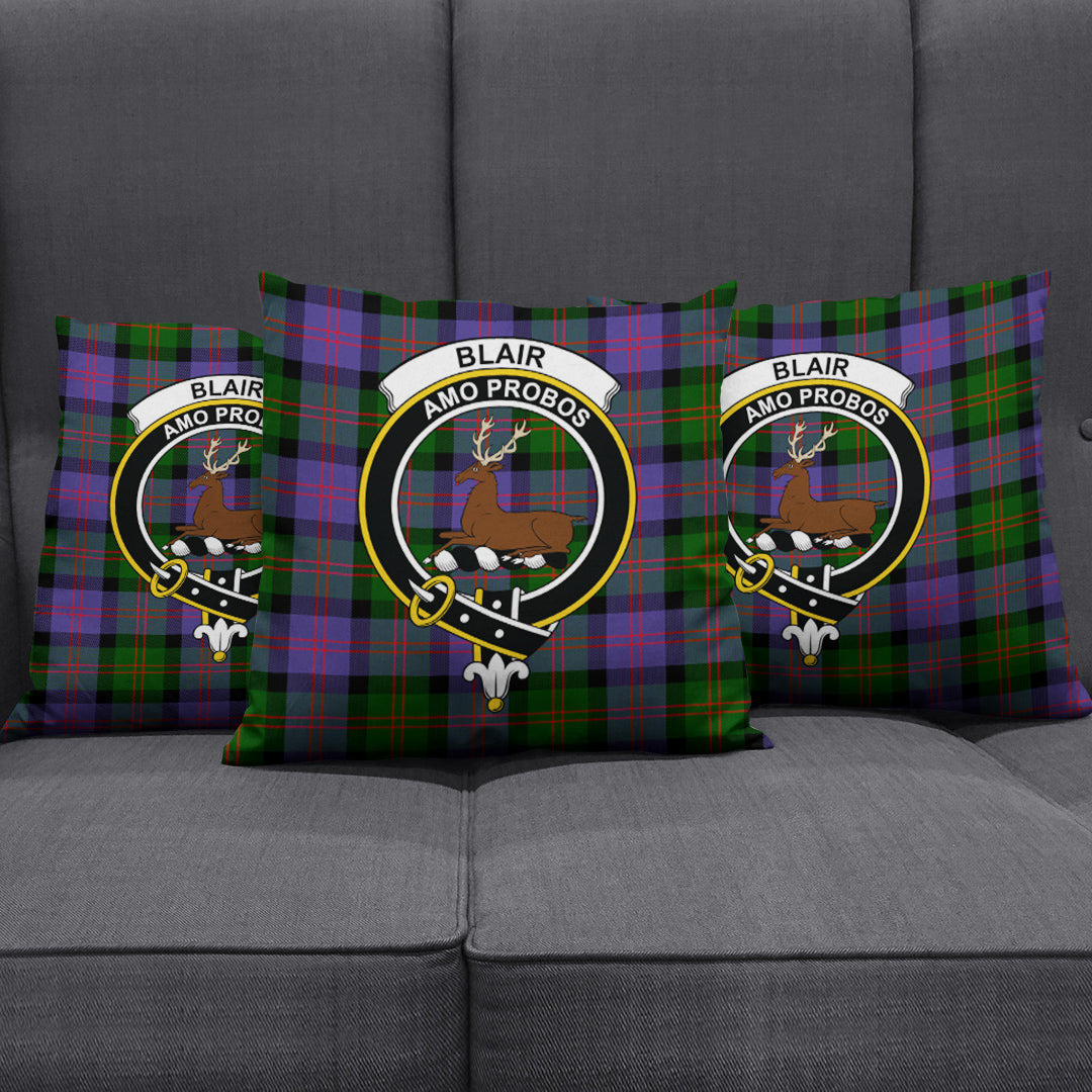 Blair Modern Tartan Crest Pillow Cover
