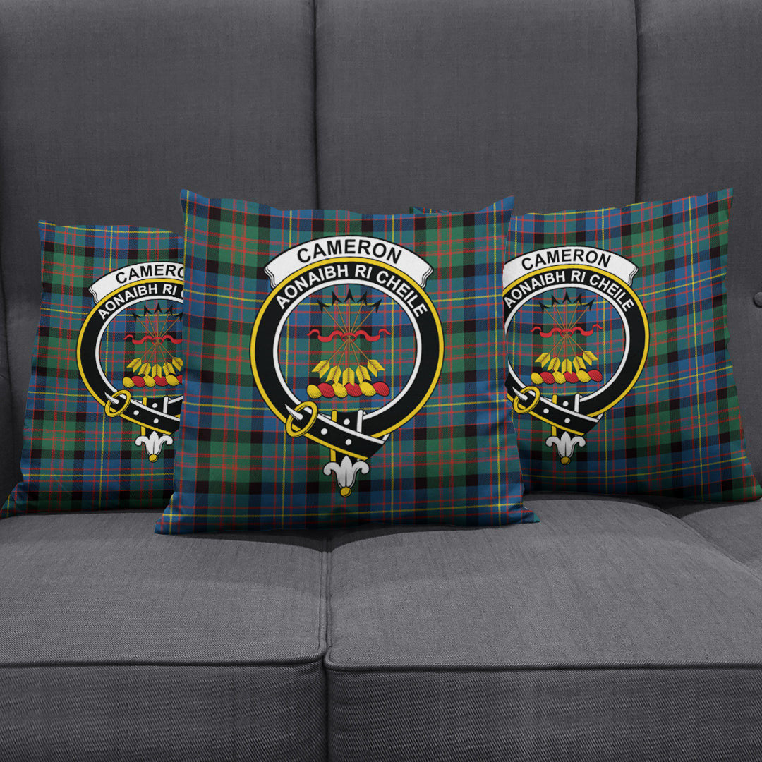 Cameron of Erracht Ancient Tartan Crest Pillow Cover