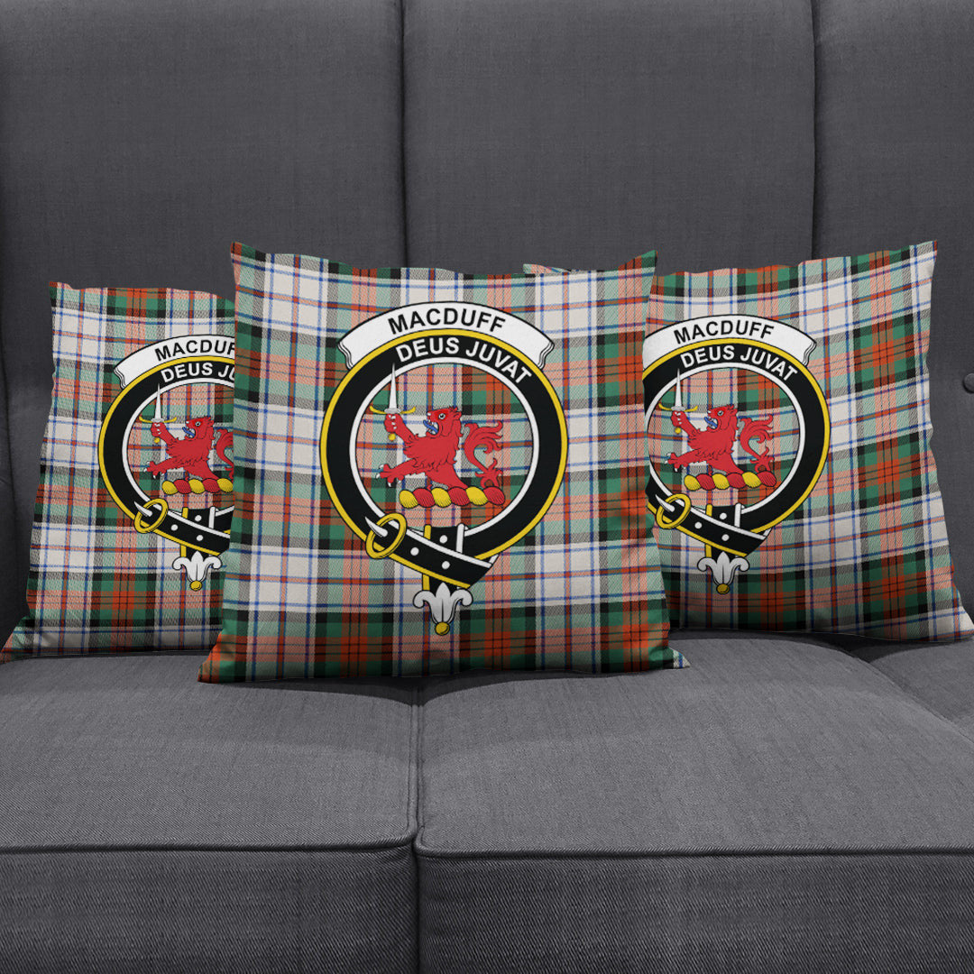 MacDuff Dress Ancient Tartan Crest Pillow Cover