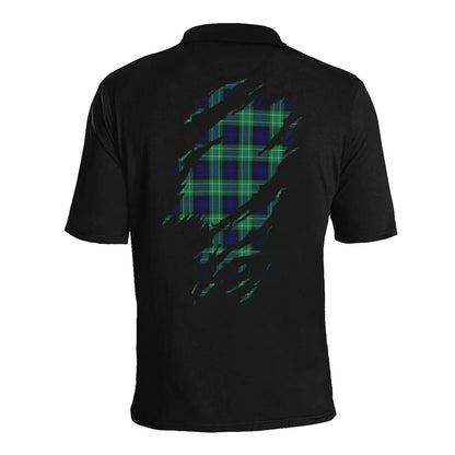 Abercrombie Tartan Polo Shirt Full Black Style