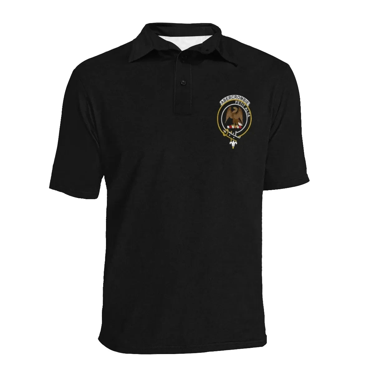 Abercrombie Tartan Polo Shirt Full Black Style