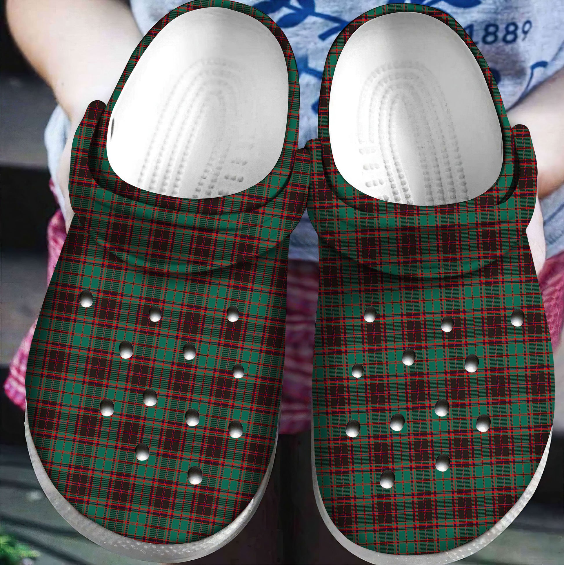 Buchan Ancient Tartan Plaid Crocs